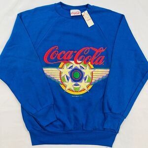 Vintage 1988 Coca Cola Crewneck Sweater w/ Original Tags